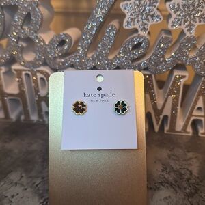 NWT Kate Spade spades and stud earrings with dust bag